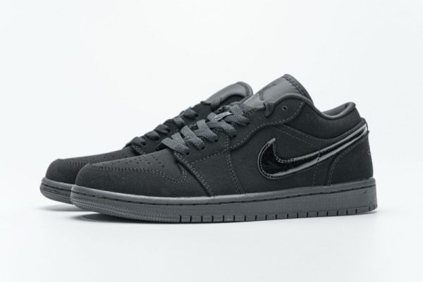 Jordan 1 Low Triple Black (2019) 553558-056 - Image 2