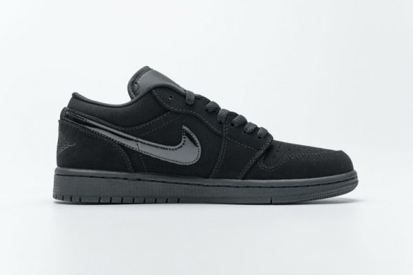 Jordan 1 Low Triple Black (2019) 553558-056 - Image 4