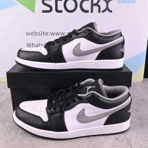 Jordan 1 Low Black White Grey 553558-040