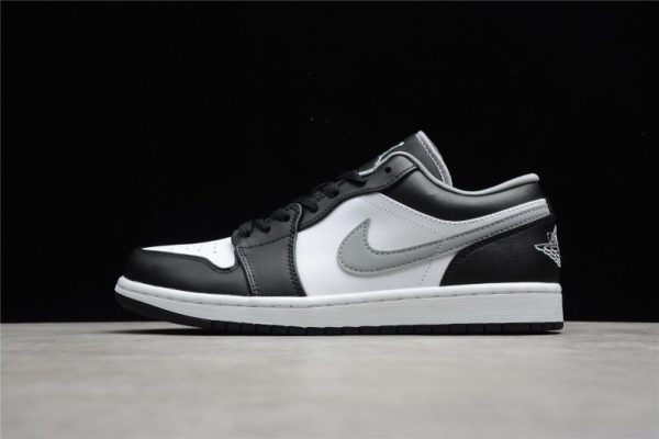 Jordan 1 Low Black White Grey 553558-040 - Image 2