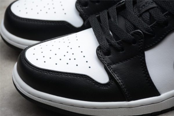 Jordan 1 Low Black White Grey 553558-040 - Image 5