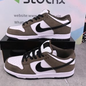 Nike SB Dunk Low White Black Trail End Brown(SP batch) 304292-102