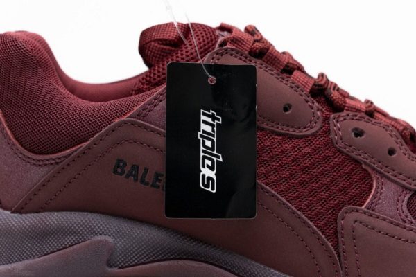 Ba***ci*ga Triple S Red Wine 541624 W09E1 1628(SP batch) - Image 3