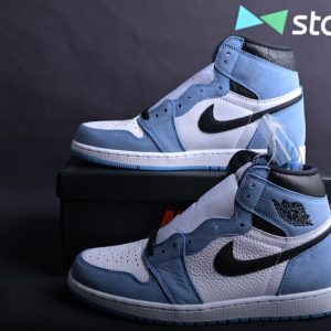 Jordan 1 Retro High White University Blue Black(SP Batch) 555088-134