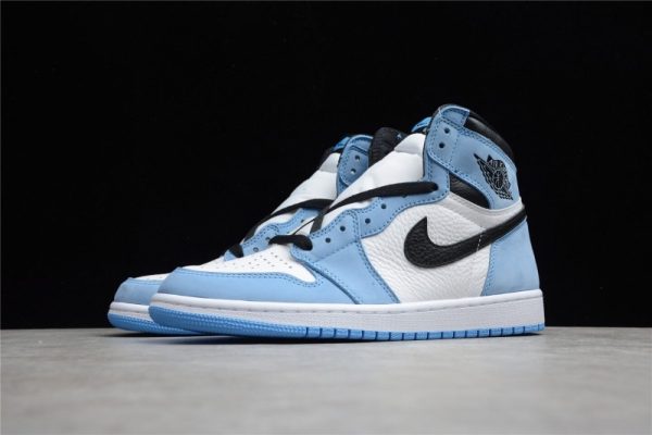 Jordan 1 Retro High White University Blue Black(SP Batch) 555088-134 - Image 5