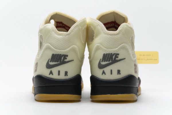 Jordan 5 Retro OFF-WHITE Sail (SP Batch) DH8565-100 - Image 4