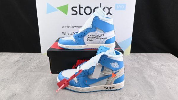 Jordan 1 Retro High Off-White University Blue(Retail Batch) AQ0818-148
