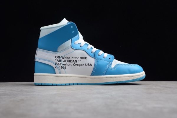 Jordan 1 Retro High Off-White University Blue(Retail Batch) AQ0818-148 - Image 4