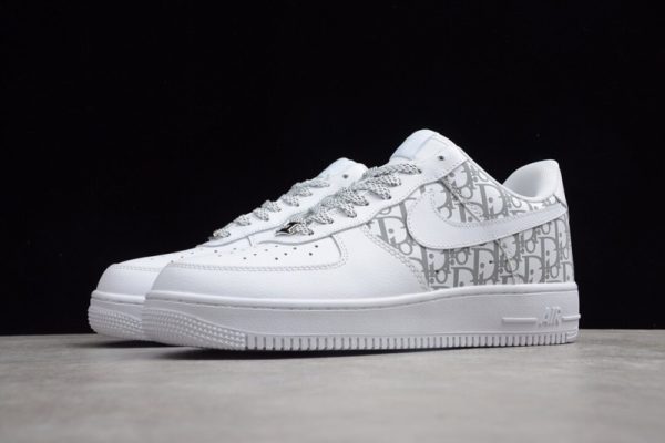 Nike Air Force 1 07 White Gray DN8608-002 - Image 2