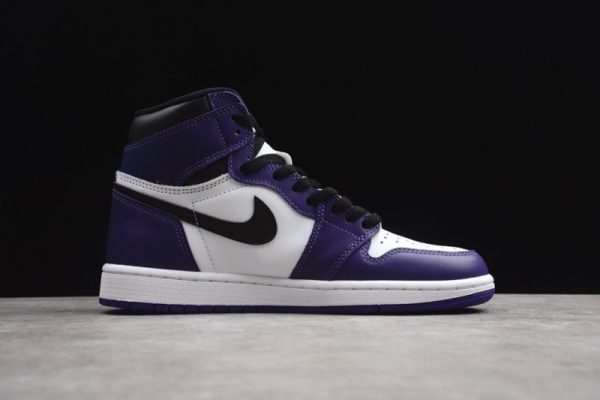 Jordan 1 Retro High Court Purple White(SP batch) 555088-500 - Image 2