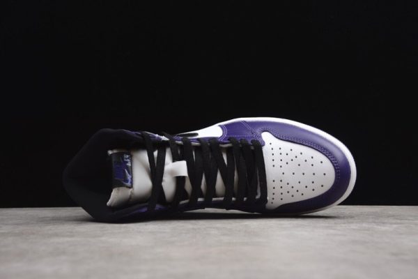 Jordan 1 Retro High Court Purple White(SP batch) 555088-500 - Image 3