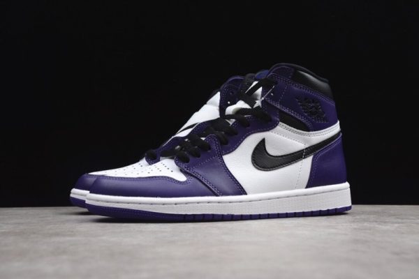 Jordan 1 Retro High Court Purple White(SP batch) 555088-500 - Image 4