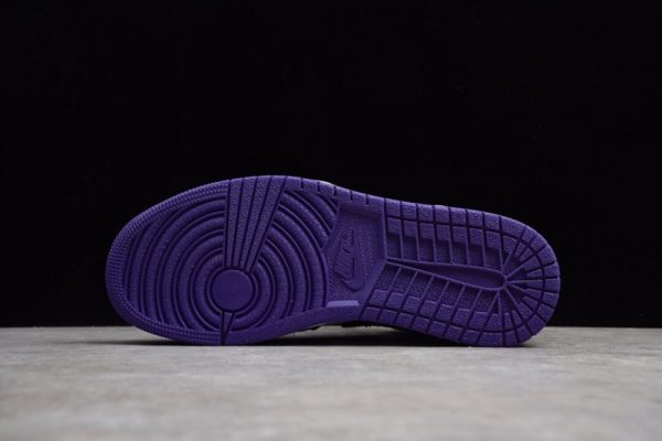 Jordan 1 Mid SE Purple  852542-105 - Image 4