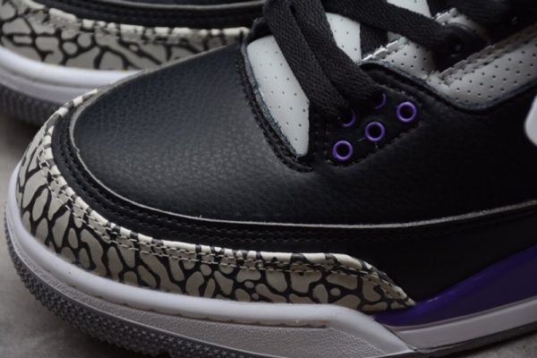 Jordan 3 Retro Black Court Purple CT8532-050 - Image 3