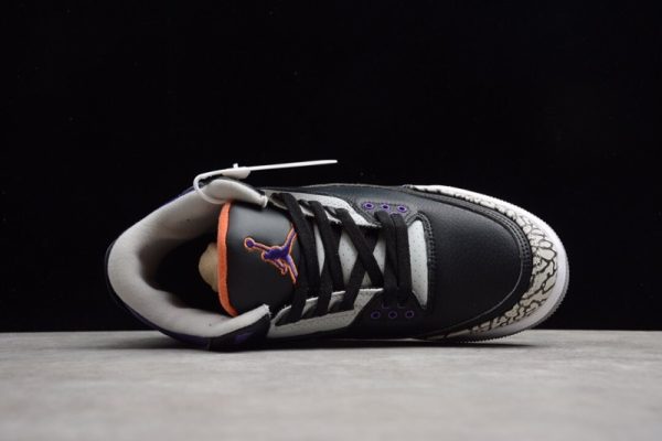 Jordan 3 Retro Black Court Purple CT8532-050 - Image 4