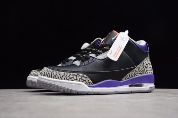 Jordan 3 Retro Black Court Purple CT8532-050 - Image 5