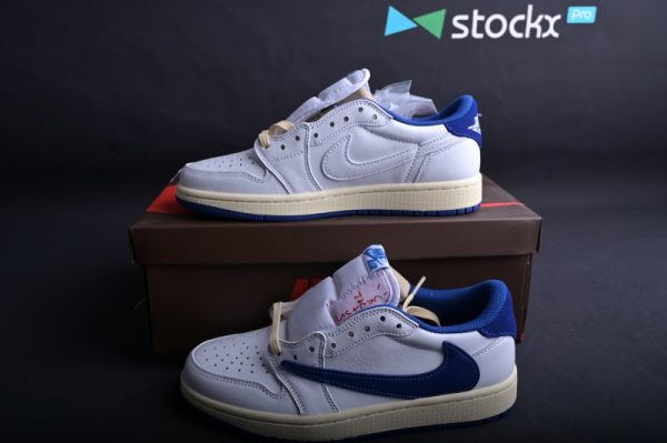 Travis Scott x Nike Air Jordan 1 Low Sail White Royal Blue (SP Batch) DM9868-218
