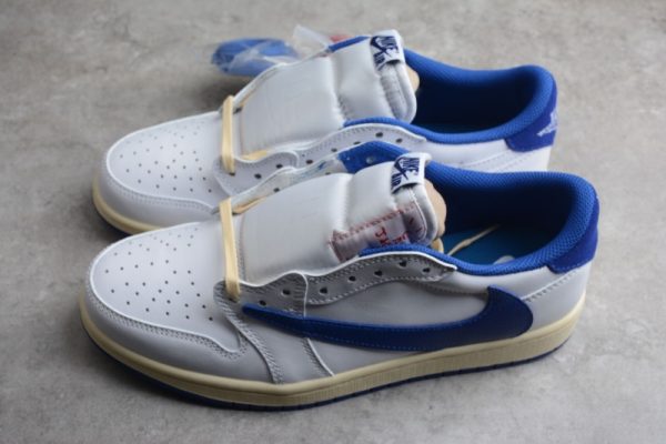 Travis Scott x Nike Air Jordan 1 Low Sail White Royal Blue (SP Batch) DM9868-218 - Image 5