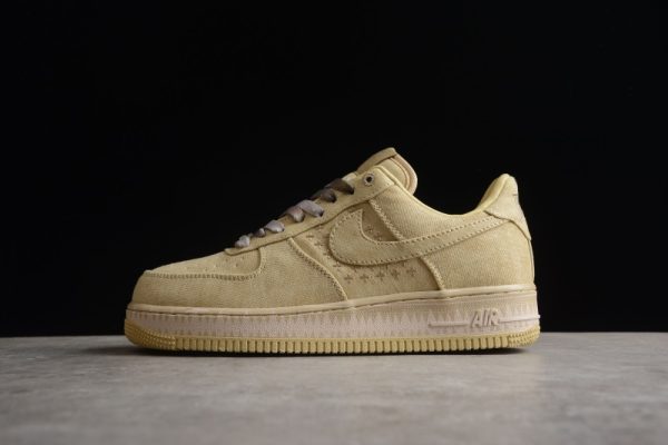 Nike Air Force 1 Low NAI-KE Tan Canvas DV4247-211 - Image 2