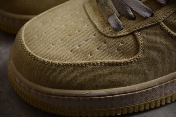 Nike Air Force 1 Low NAI-KE Tan Canvas DV4247-211 - Image 4