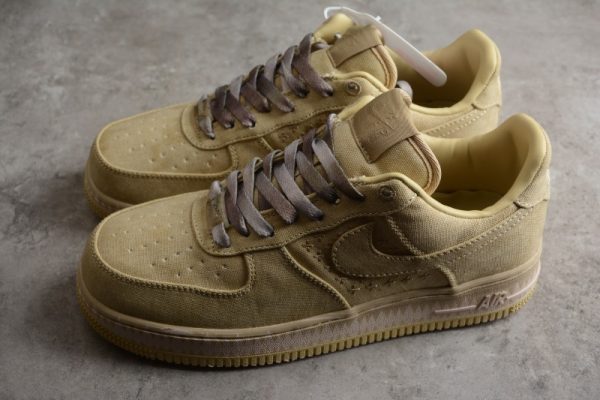 Nike Air Force 1 Low NAI-KE Tan Canvas DV4247-211 - Image 5