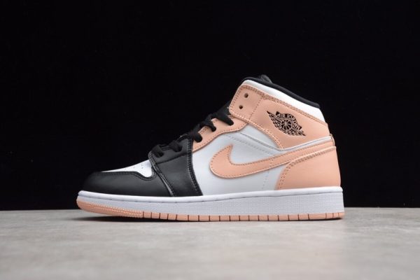 Jordan 1 Mid Arctic Orange Black Toe (GS) 554725-133