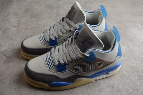 Off-White x Air Jordan 4 Retro   Sail (SP Batch) CV9388-101 - Image 4