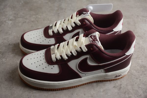 Nike Air Force 1 Low College Pack Night Maroon DQ7659-102 - Image 4