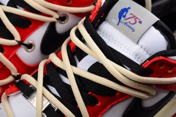 NBA x Nike Dunk Low EMB  75th Anniversary(SP batch)DD3363-100 - Image 3