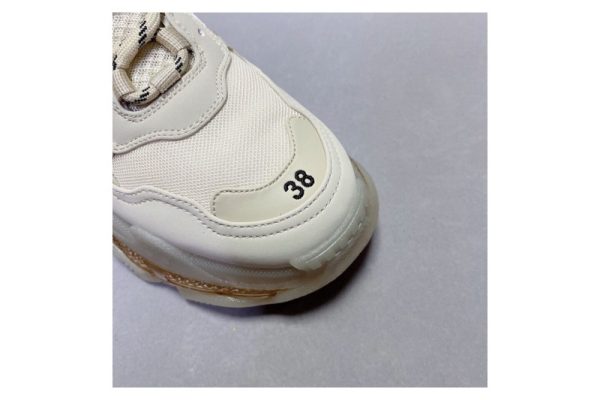 Ba***ci*ga triple s clear sole sneaker  purplewhite  544351 w06e1 1000(SP batch) - Image 5