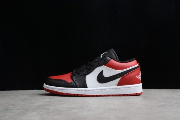 Jordan 1 Low Bred Toe 553558-612