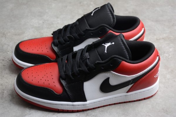 Jordan 1 Low Bred Toe 553558-612 - Image 4