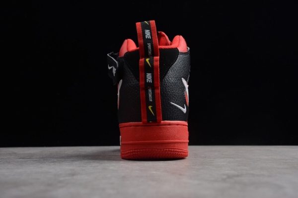 Nike Air Force 1 Mid Utility University Red 804609-605 - Image 3
