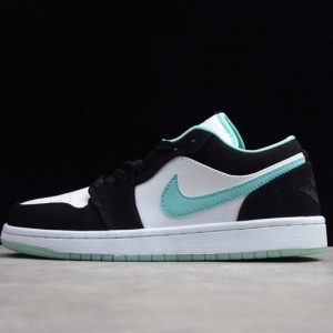 Jordan 1 Low White Black Aqua Blue CQ9823-131