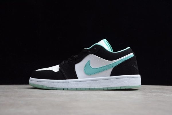 Jordan 1 Low White Black Aqua Blue CQ9823-131