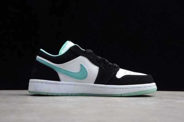 Jordan 1 Low White Black Aqua Blue CQ9823-131 - Image 5