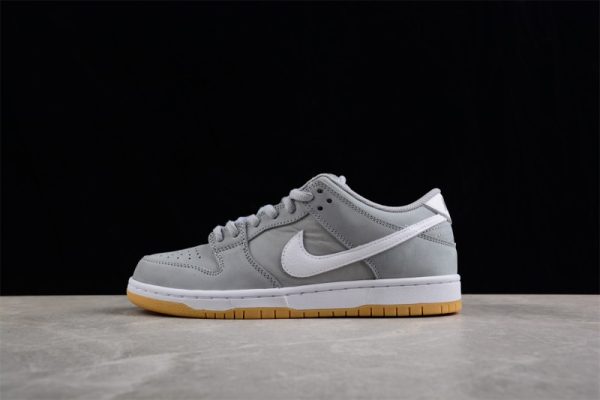 Nike SB Dunk Low Pro ISO Orange Label Wolf Grey Gum DV5464-001 - Image 2