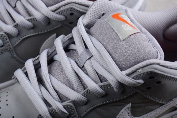 Nike SB Dunk Low Pro ISO Orange Label Wolf Grey Gum DV5464-001 - Image 3