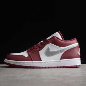 Jordan 1 Low White Bordeaux 553558-615