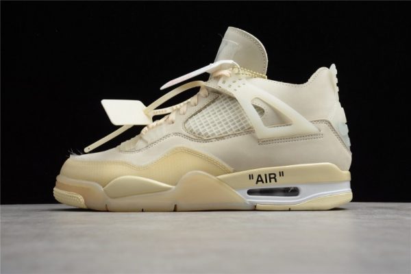Air Jordan 4 Retro off-white sail(Retail Batch) CV9388-100 - Image 2