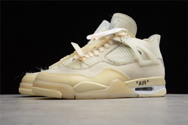 Air Jordan 4 Retro off-white sail(Retail Batch) CV9388-100 - Image 3