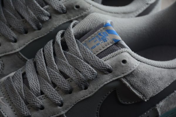 Nike Air Force 1 Low Cut Out Swoosh Grey DD6709-002 - Image 3