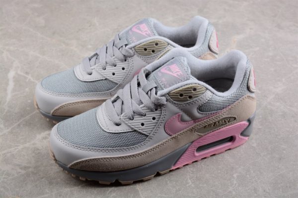 Nike Air Max 90 Vast Grey Pink CW7483-001 - Image 4