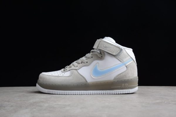 Nike Air Force 1 Mid Grey Blue White BC9925-102