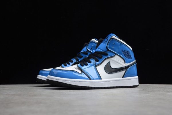 Jordan 1 Mid Signal Blue DD6834-402 - Image 4