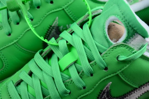 Nike Air Force 1 Low Off-White Light Green Spark(Retail Batch) DX1419-300 - Image 3