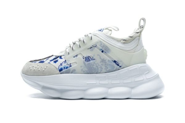 Versace CHAIN REACTION White Grey Blue(SP Batch) - Image 4