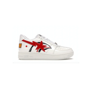 A Bathing Ape Bape Sta Low Shark White
