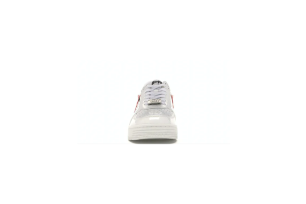 A Bathing Ape Bape Sta Low Shark White - Image 4