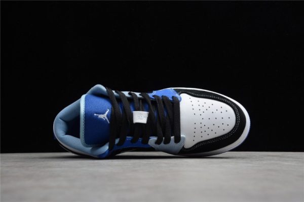 Jordan 1 Low Black Blue White DH0206-400 - Image 2